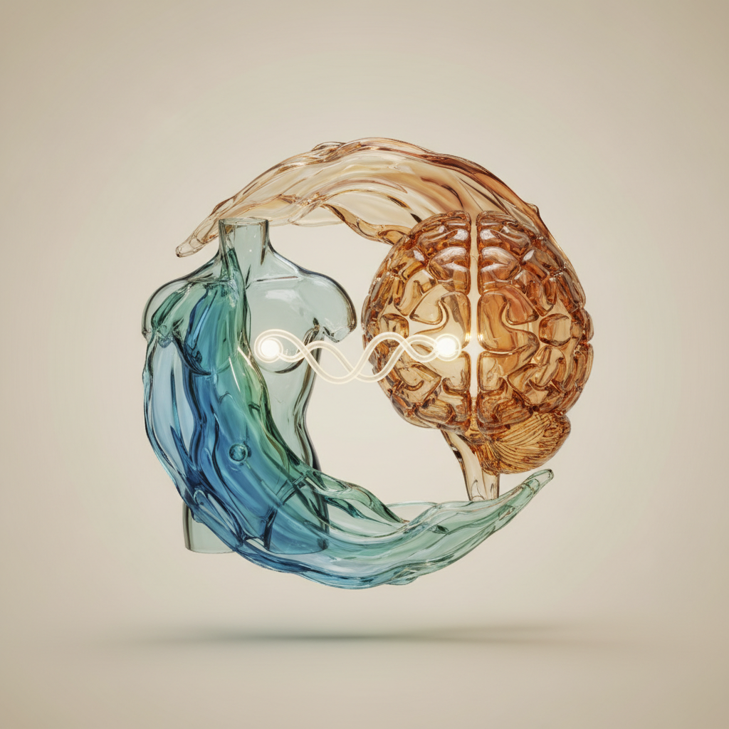 Абстрактна концепция за връзка между тяло и ум